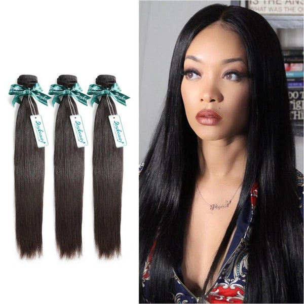 8A Hair Weave 1Pcs/3Pcs Brazilian Hair Straight