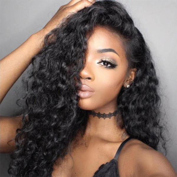 5x5 150% HD Lace Wig Glueless Virgin Human Hair Deep Wave