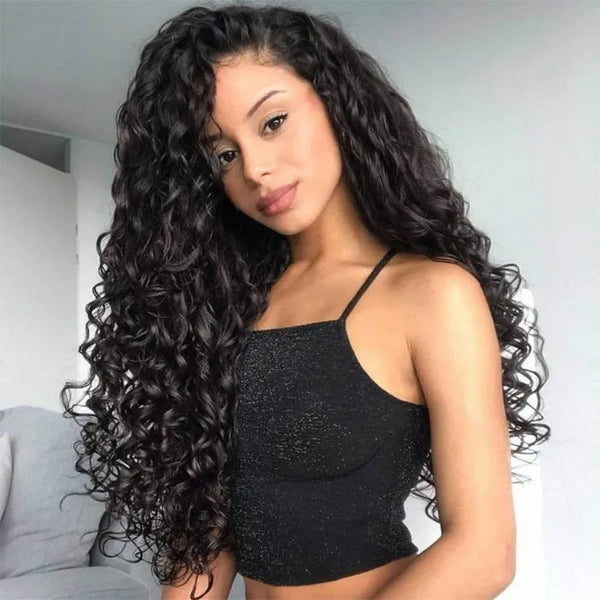 5x5 150% HD Lace Wig Glueless Virgin Human Hair Deep Wave