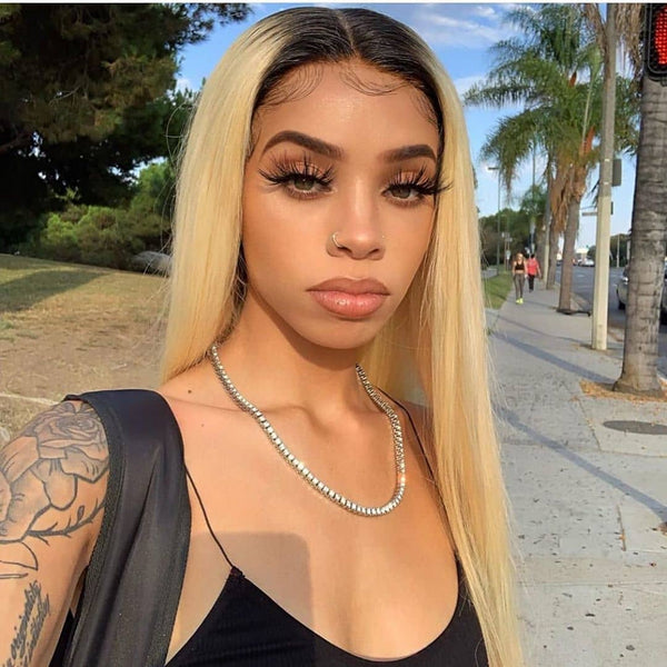 1B/613 Blonde Lace Wig Virgin Human Hair