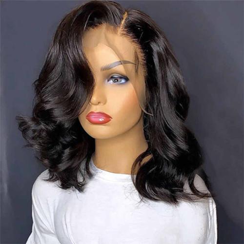 13x4 150% Bob Wig Body Wave Glueless Human Hair