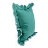 Furbish Studio Darcy Linen Pillow - Green + Aqua