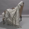 Couture Dreams Cozi Grey Knit Chunky Throw