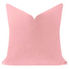 Laura Park Blush Pink 22x22 Solid Velvet Pillow