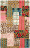 Dash & Albert Elm Patchwork Multi Hand Micro Hooked Wool Rug