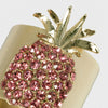 Joanna Buchanan Pineapple napkin rings, pink, set of two