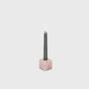 Joanna Buchanan Cube candlestick, rose quartz