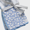 Hydrangea dinner napkins, blue, set of two