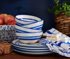 Blue Pheasant Mark D. Sikes Hyannis Serving Bowls & Dinner Plates