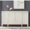 Modern History Swedish Reeded Breakfront Cabinet