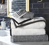 Pine Cone Hill Signature Banded White/Black Towel