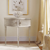 Modern History Gustavian Half Round Console