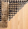 Dash & Albert Kuba Black Woven Jute Rug