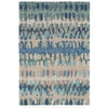 Dash & Albert Paint Chip Blue Micro Hooked Wool Rug