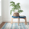 Dash & Albert Paint Chip Blue Micro Hooked Wool Rug