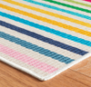 Dash & Albert Rainbow Stripe Multi Washable Rug