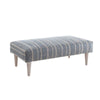 Dash & Albert Samson Navy Rug Ottoman