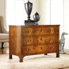 Modern History Three Drawer Walnut Commode