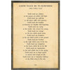 Sugarboo Designs Earth Teach Me to Remember - Poetry Collection Sign