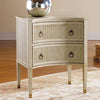 Modern History Gustavian Bedside Chest-Grey