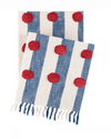 Pine Cone Hill Helmsman Dot Blue Throw