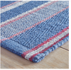 Dash & Albert Hillsgrove Stripe Denim Handwoven Cotton Rug