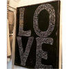 Sugarboo Designs L-O-V-E Art Print (Grey Wood Frame) 43" x 57"