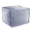 Mingled Denim Indoor/Outdoor Pouf