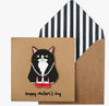 Mothers Day Black Cat Card