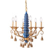 Pagoda Blue Chandelier