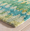 Dash & Albert Paint Chip Moss Micro Hooked Wool Rug