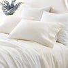 Pine Cone Hill Lush Linen Ivory Sheet Set - Lavender Fields