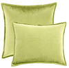 Pine Cone Hill Panne Velvet Chartreuse Decorative Pillow - Lavender & Company