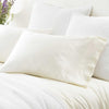 Pine Cone Hill Silken Solid Ivory Pillowcases (Pair)