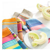 Pine Cone Hill Stone Soup Stripe Napkin - Set of 4 - Lavender Fields