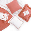 Pine Cone Hill Trio Coral Pillowcases (Pair)