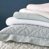 Pine Cone Hill Washed Linen Sky Quilted Sham - Lavender & Company