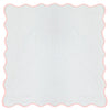 Laura Park Scalloped Euro Sham, Pink / White