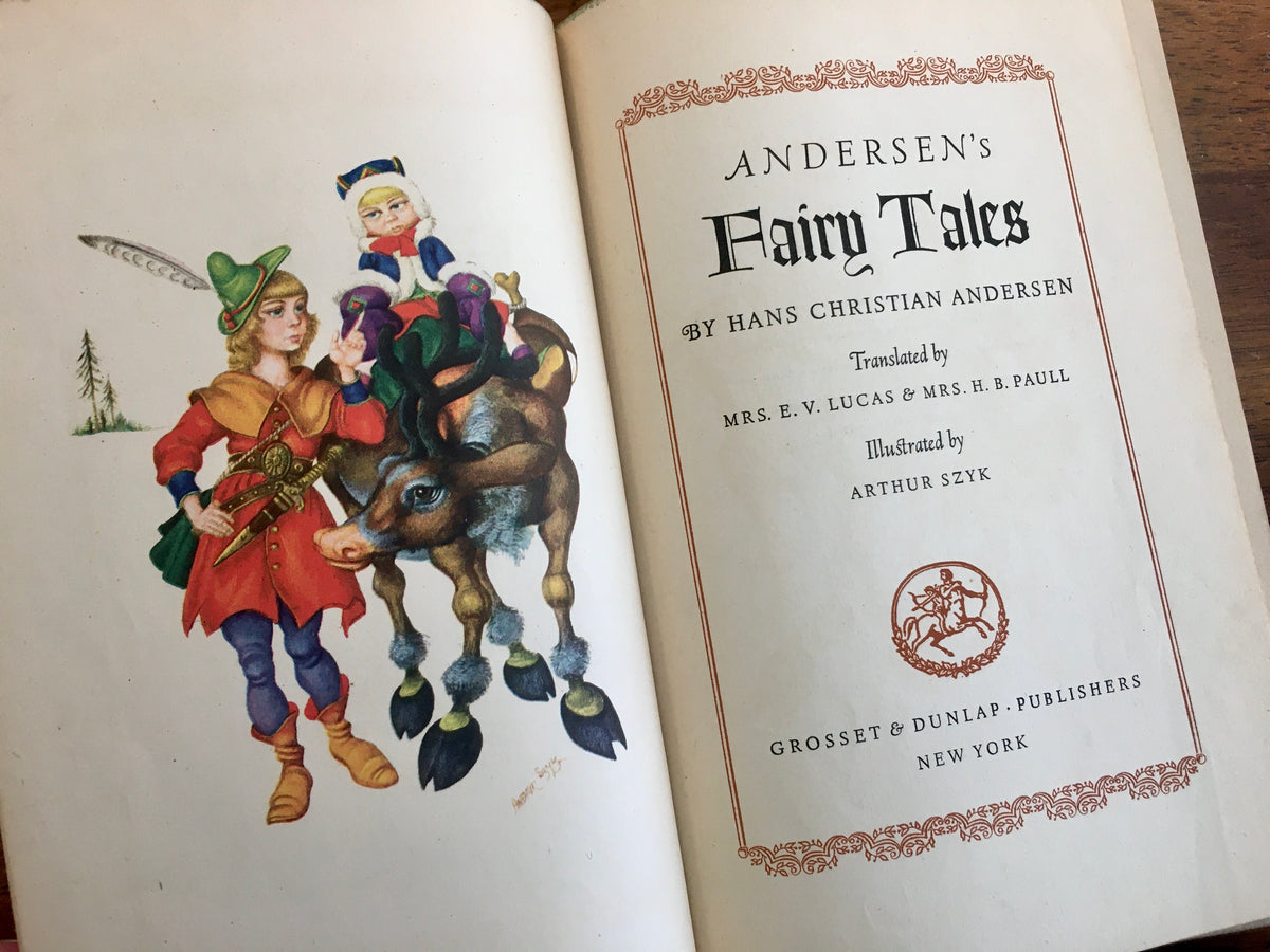 Hans Christian Andersen's Fairy Tales, Arthur Szyk Illustrated, Vintag – BiblioHaven.com