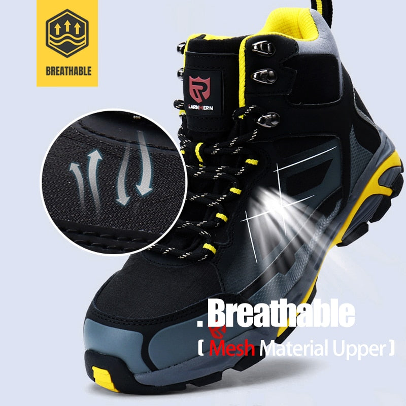 lightweight breathable steel toe boots