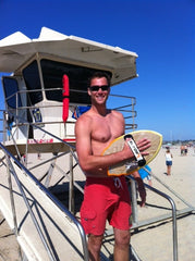 Slyde delivers handboards to the Huntington Beach LIfeguards