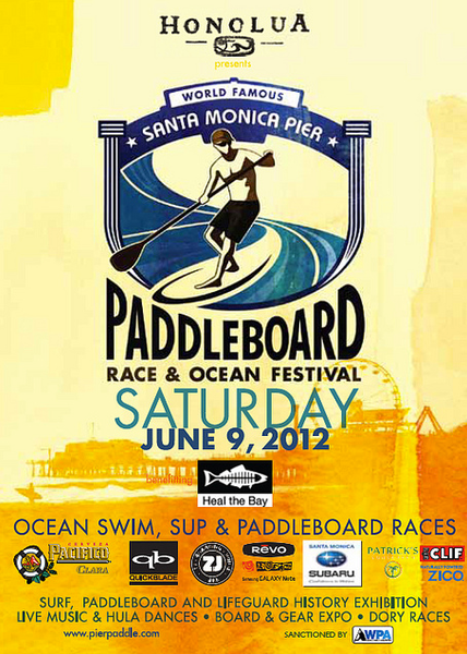 Santa Monica paddleboard race