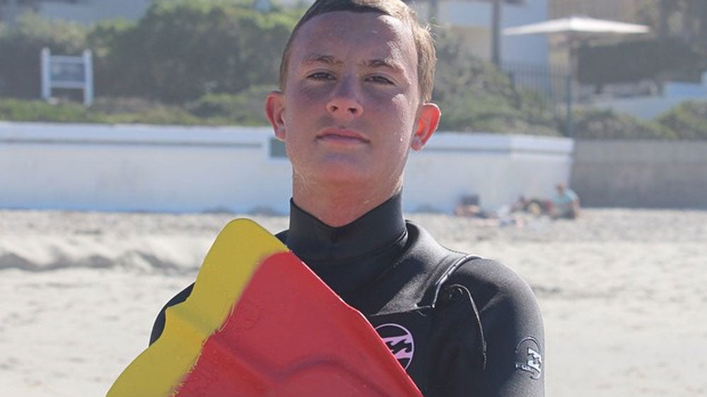 Bodysurfing Grom San Diego