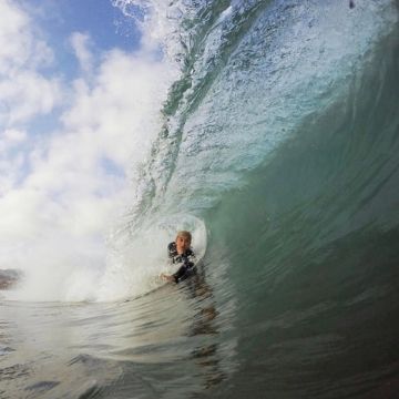 Bodysurfer Mahanttan Beach CA