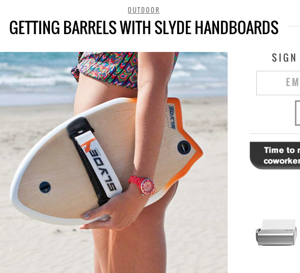 Man of Many Slyde Handboards feature
