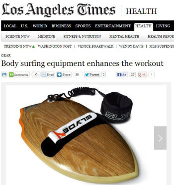 Slyde and bodysurfing in the LA Times.
