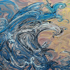 Waves beautiful ocean-inspired art
