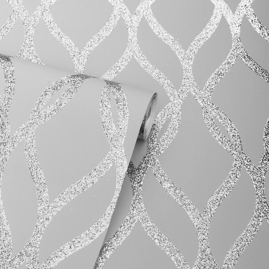 Sequin Trellis Grey/Silver – Arthouse