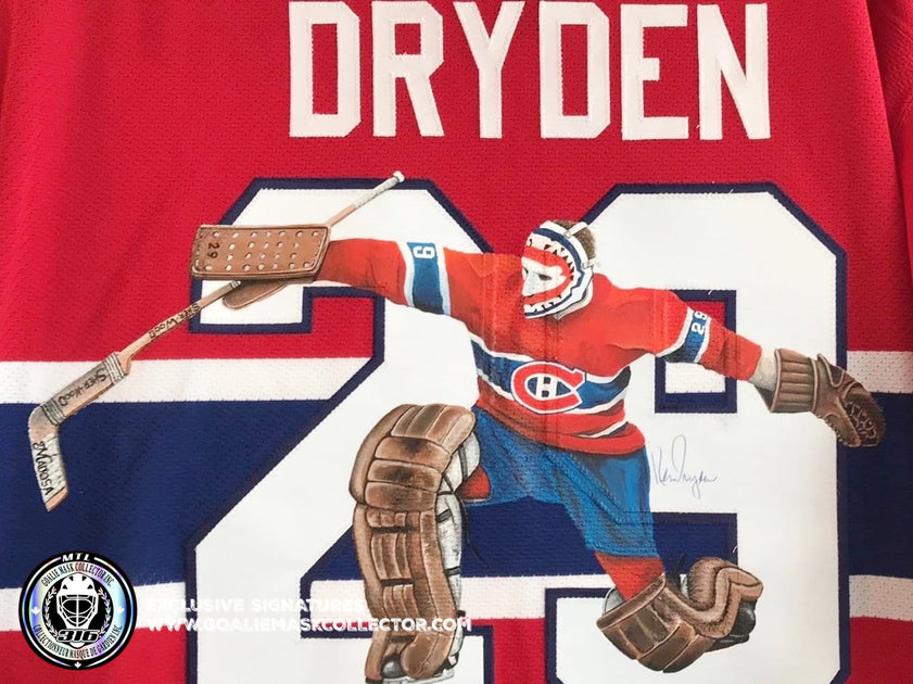 ken dryden autographed jersey