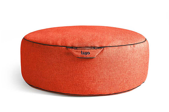 orange-beanbag-ottoman